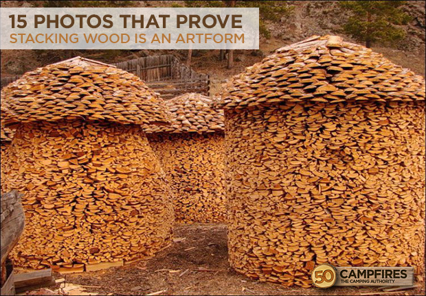 stacking wood