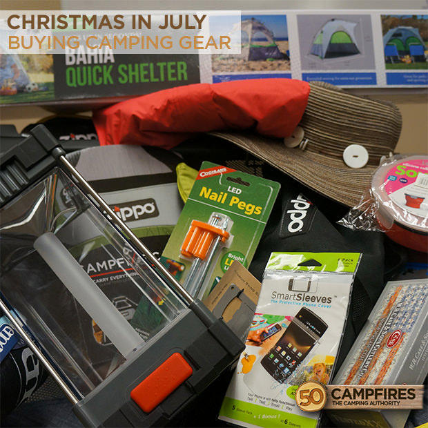 ChristmasInJulyCampingGear