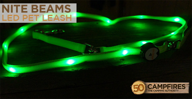 nite beams LED pet leash