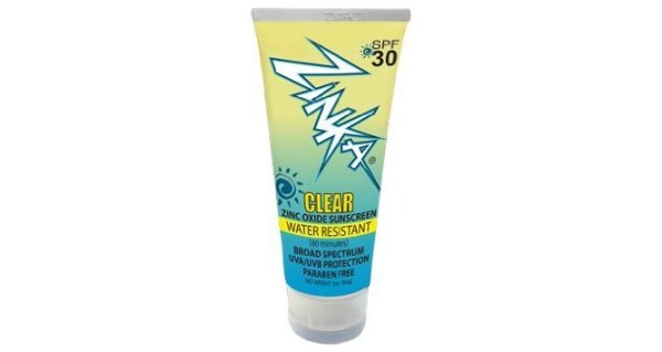 zinka clear zinc oxide sunscreen