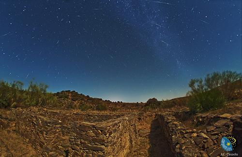 Draconid Meteors Composite2