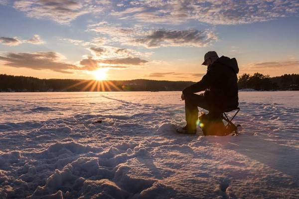 ice fishing