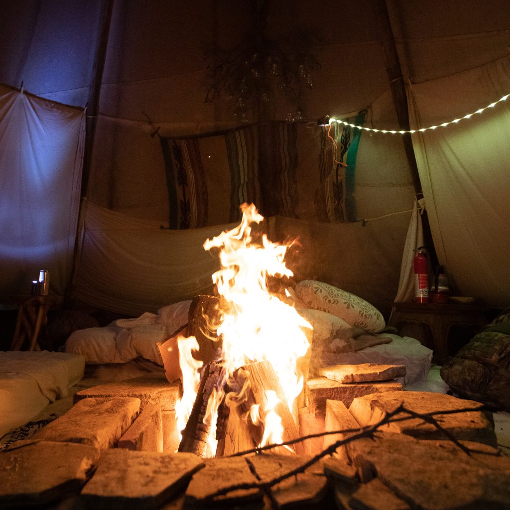 teepee camping