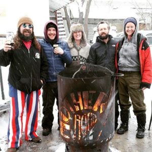 Firepit in Snow