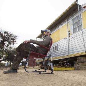 Clint is glamping old school at Sandy Valley Ranch listed on Airbnb.