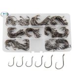 circle hooks in a variety of sizes are the best choice for catching catfish