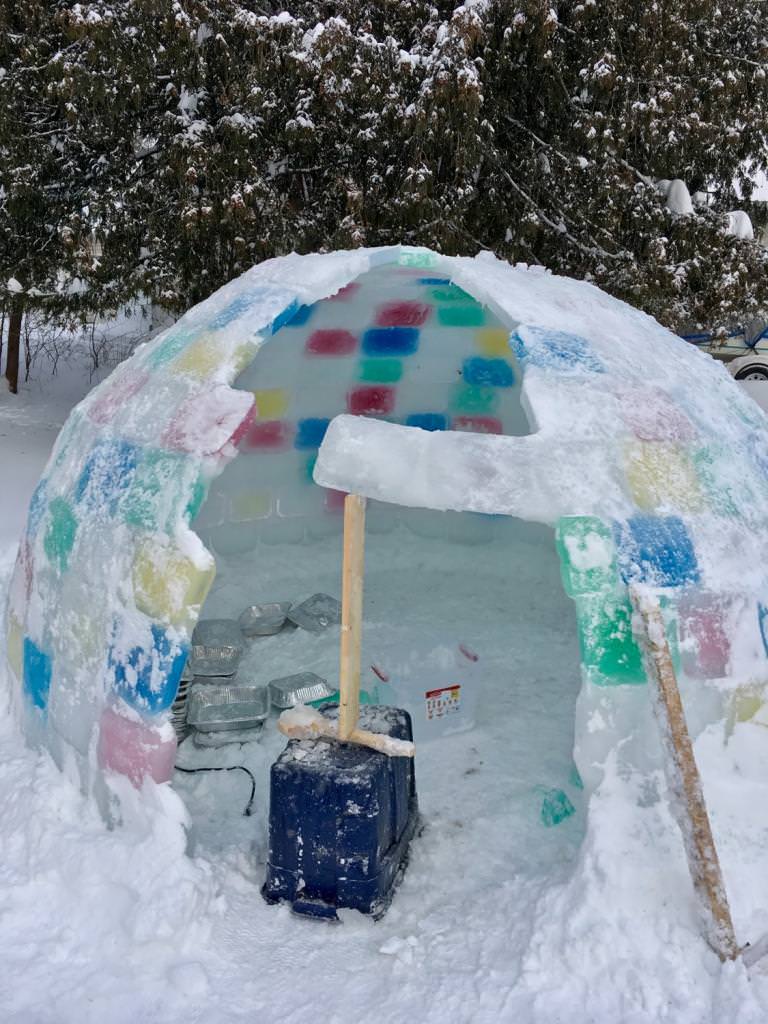 build an igloo