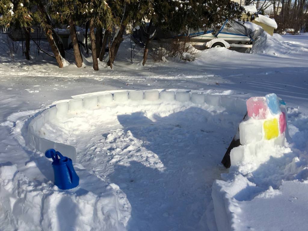 build an igloo