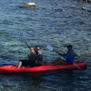 Marissa kayaking