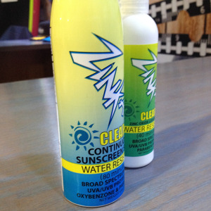 zinka aerosol sunscreen