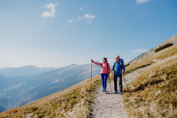 couple hiking