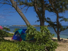 tent on the beach.