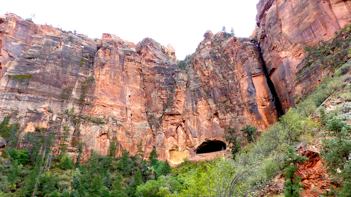 Window in Zion-Mt. Carmel Tunnel