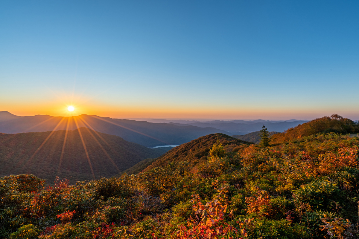 blue ridge parkway fall