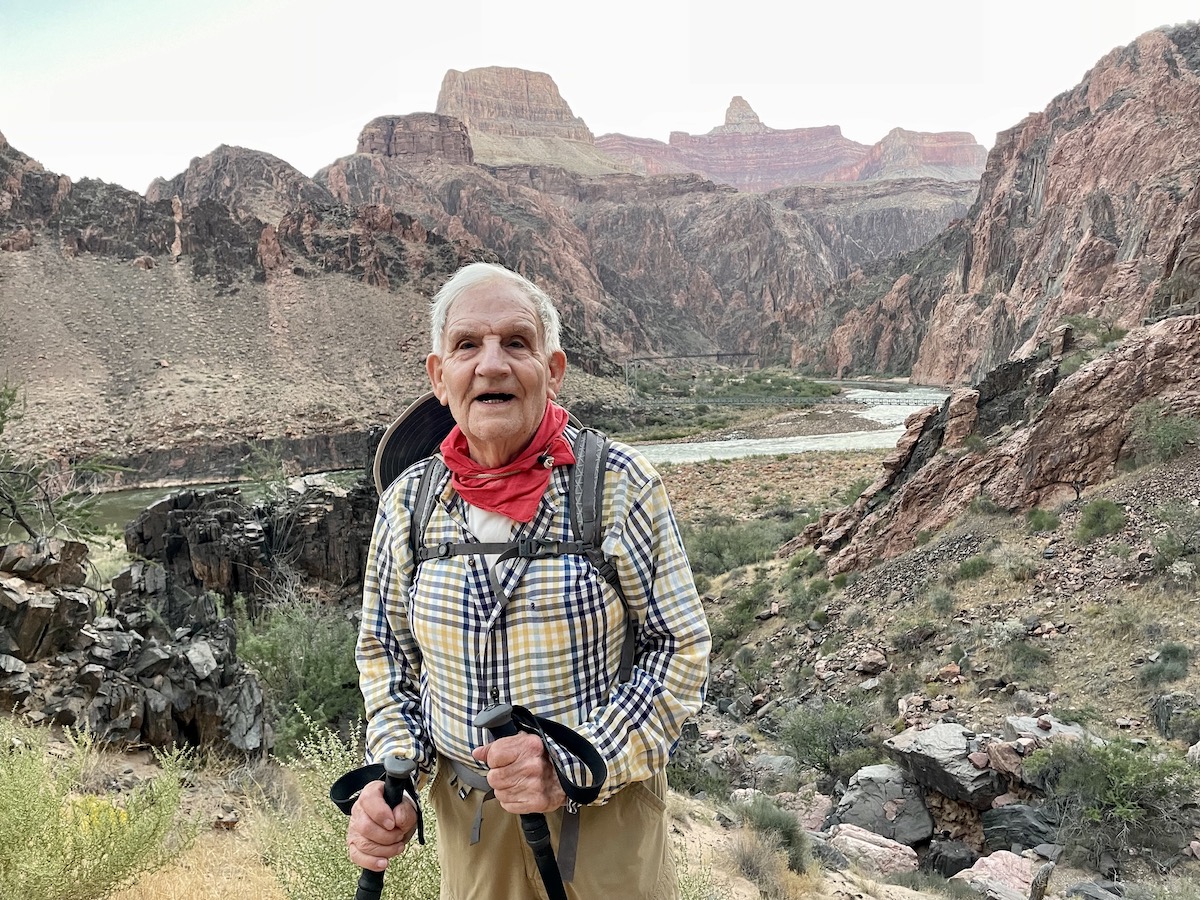 92 year old hiker Grand Canyon