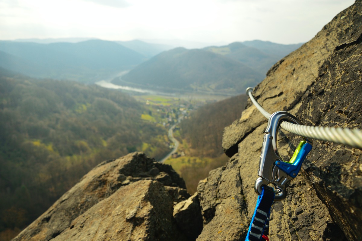 Via Ferrata close up