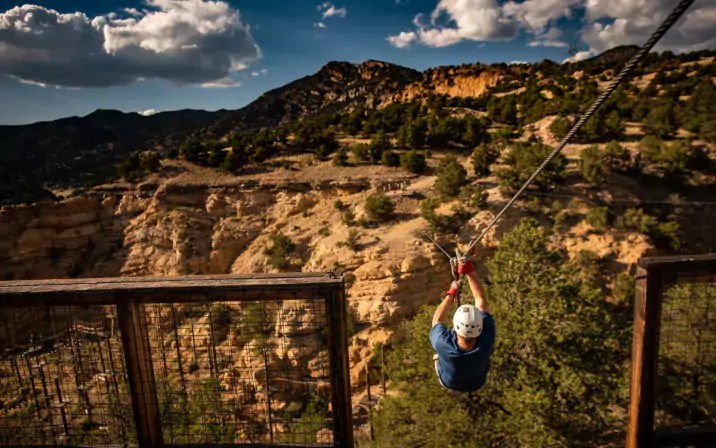 Ziplining colorado