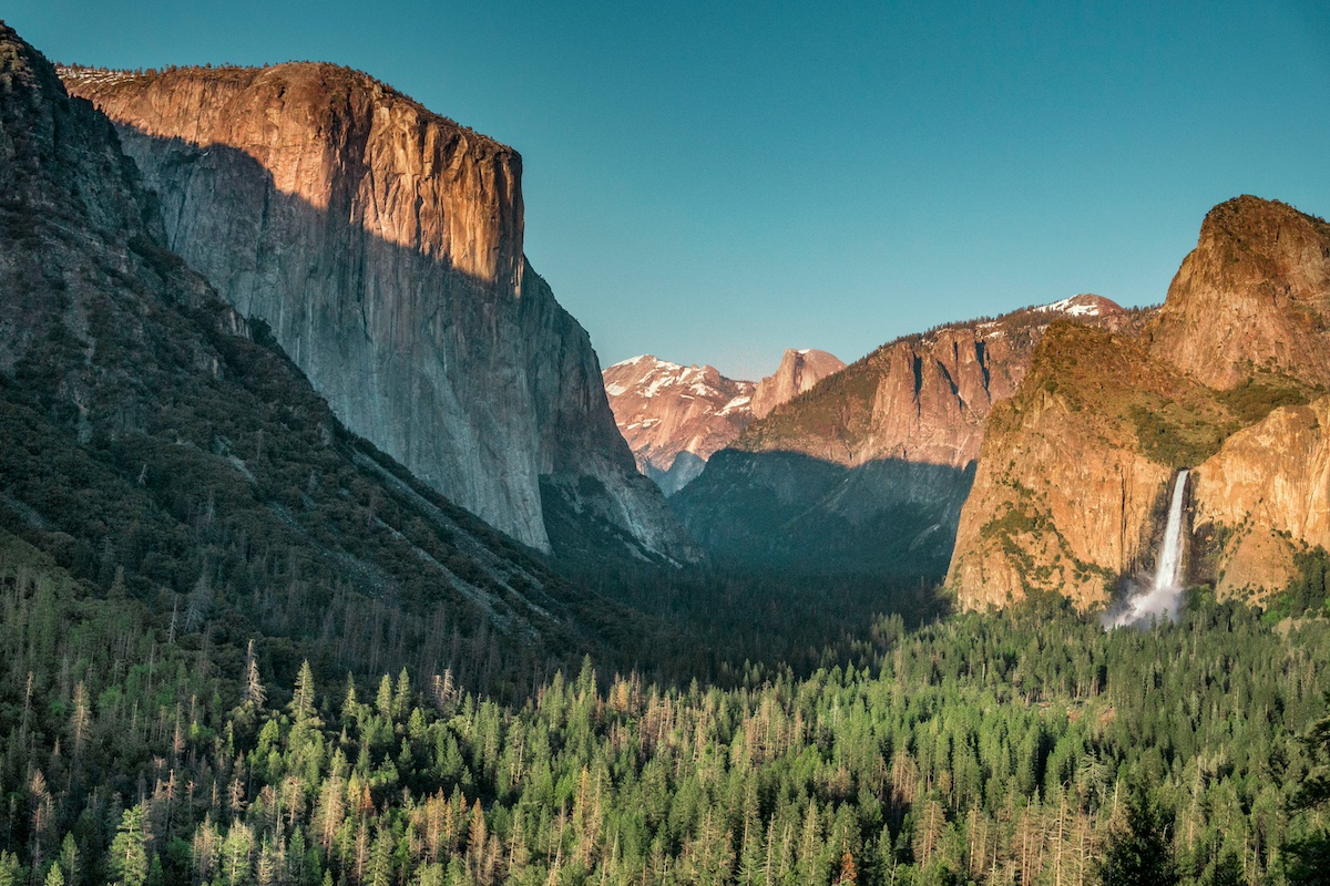 rockfall at Yosemite