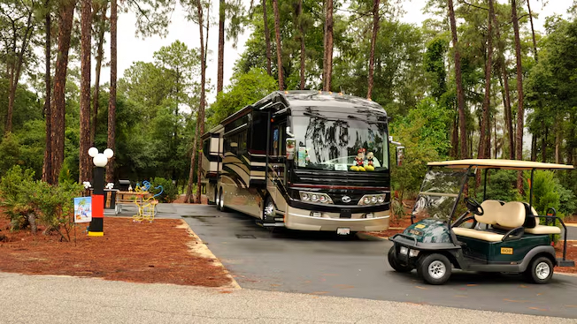 Disney Fort Wilderness campsite